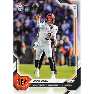 Joe Burrow - 2026-27 NFL Topps NOW® - Card 83