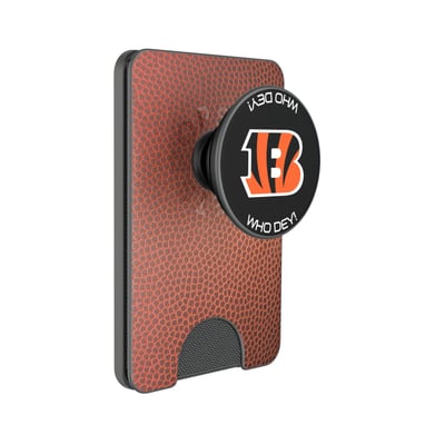 Cincinnati Bengals Keyscaper Football PopSockets Magnetic Wallet
