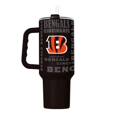  Cincinnati Bengals Logo Brands 40oz. Replay Powder Coat Tumbler
