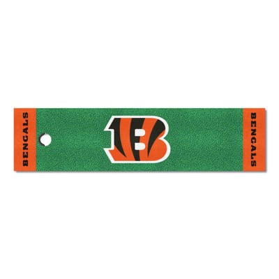 Cincinnati Bengals Logo Brands Putting Green Mat