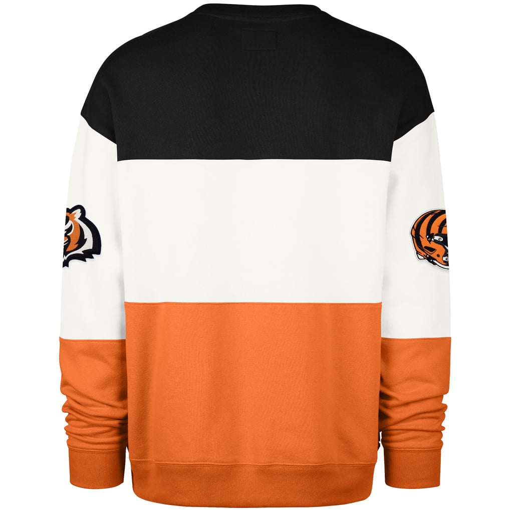 Cincinnati Bengals '47 Breeze Maximalist Sweatshirt - Black/Orange