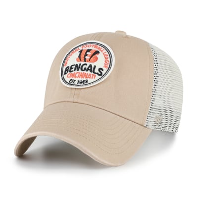 Cincinnati Bengals '47 Felton Clean Up Adjustable Hat - Khaki