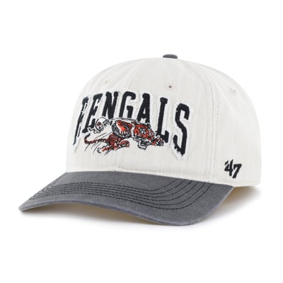 Cincinnati Bengals '47 Throwback Groton Franchise Fitted Hat - Natural