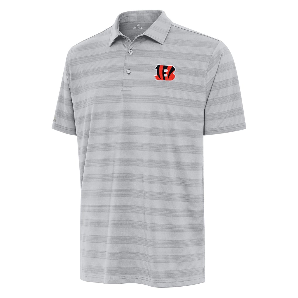 Cincinnati Bengals Antigua  Tunnel Polo - Gray