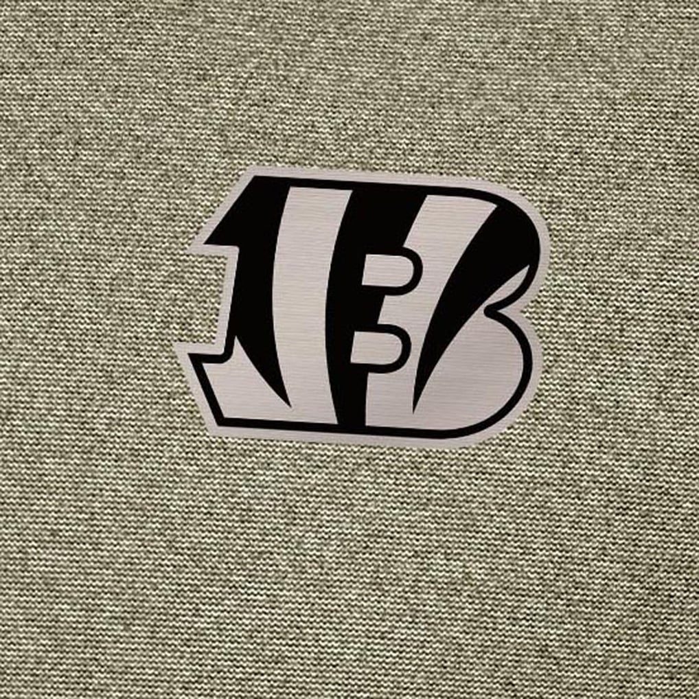Cincinnati Bengals Antigua Subtle Quarter-Zip Top - Heather Olive