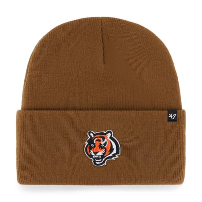 Cincinnati Bengals Carhartt x '47 Cuffed Knit Hat - Brown