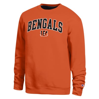  Cincinnati Bengals Champion Contrast Lined Sweatshirt - Orange
