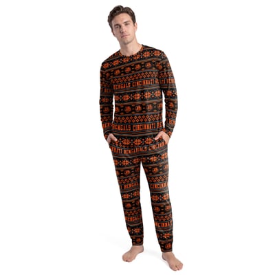 Cincinnati Bengals Concepts Sport Jubilee Long Sleeve T-Shirt & Pant Set - Black
