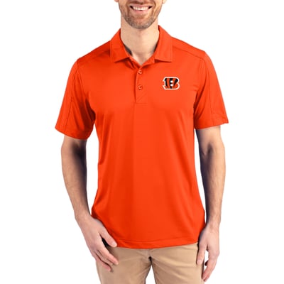 Cincinnati Bengals Cutter & Buck Prospect Textured Stretch Polo - Orange