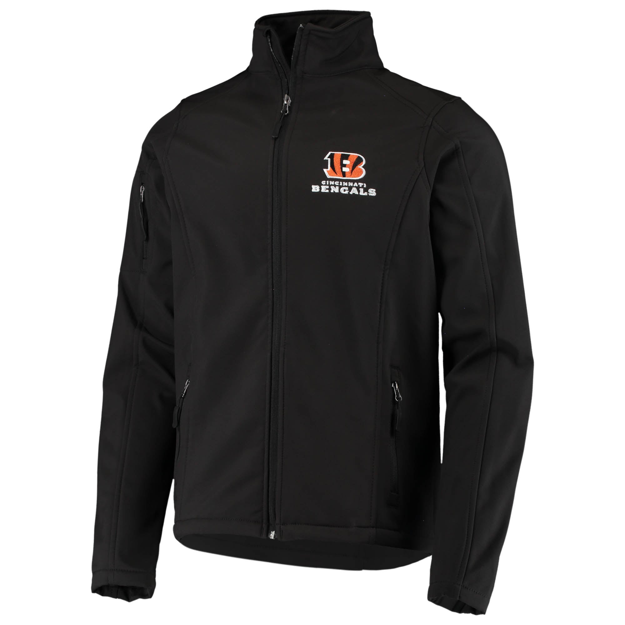 Men's Dunbrooke Black Cincinnati Bengals Sonoma Softshell Full-Zip