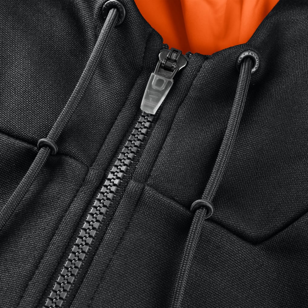 Cincinnati Bengals Fanatics Checkdown Pass Full-Zip Hoodie - Black
