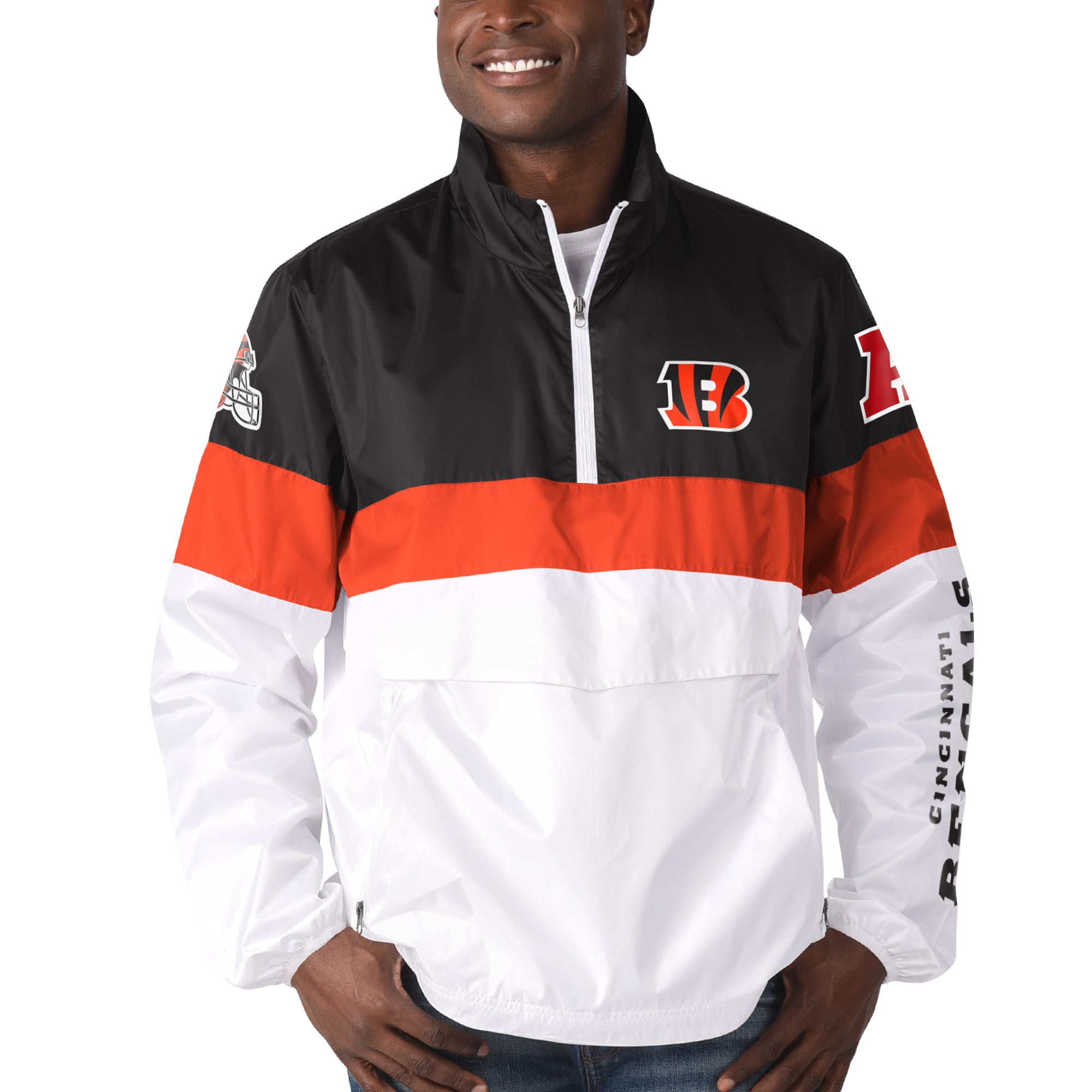 Men's Cincinnati Bengals G-III Sports by Carl Banks White/Black