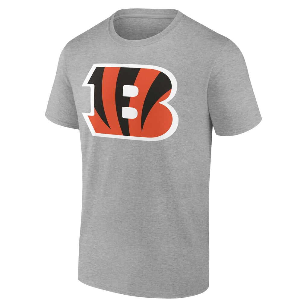 Cincinnati Bengals Team Authentic Personalized Name & Number T-Shirt - Gray