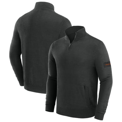 Cincinnati Bengals J. Palmer Franchise Quarter-Zip Sweater - Black