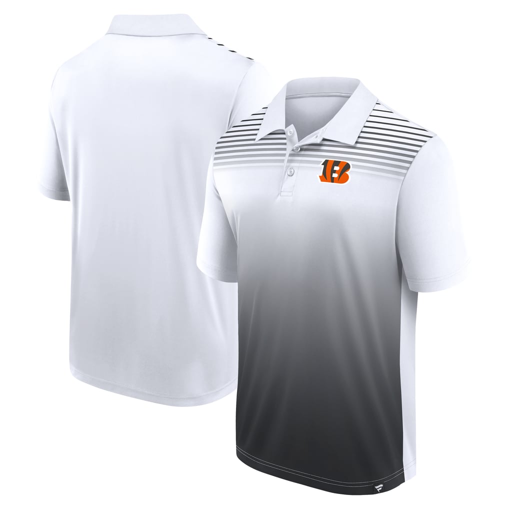 Cincinnati Bengals Logo Athletic Sandlot Game Polo - White