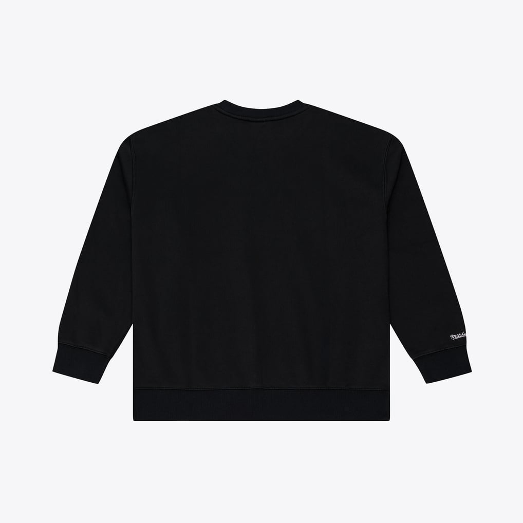 Cincinnati Bengals Mitchell & Ness Core Essentials Micro Logo Fleece Sweatshirt - Black
