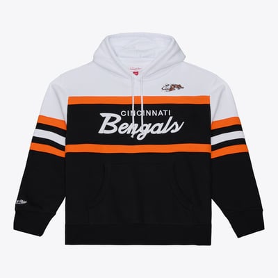  Cincinnati Bengals Mitchell & Ness Head Coach Hoodie - Black