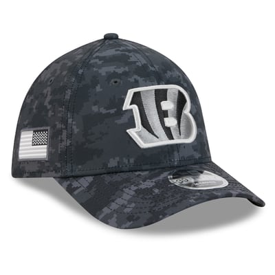 Cincinnati Bengals New Era 2026 Salute To Service 39THIRTY M-Crown Stretch Hat - Black