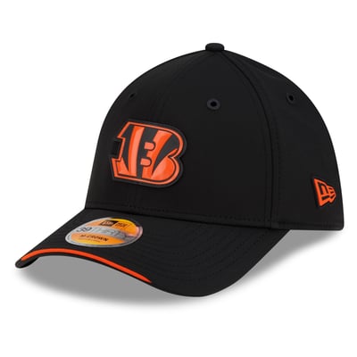 Cincinnati Bengals New Era 2026 Sideline 39THIRTY M-Crown Flex Hat - Black