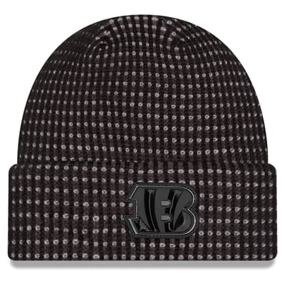 Cincinnati Bengals New Era 2026 Sideline Cold Weather  Cuffed Knit Hat - Black