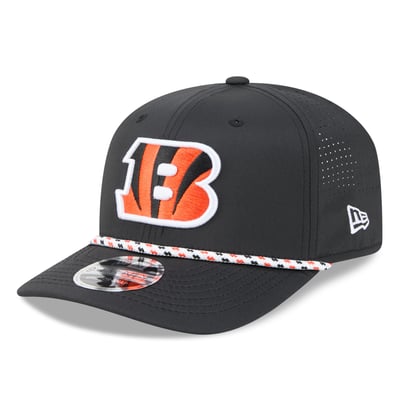 Cincinnati Bengals New Era 9SEVENTY Adjustable Hat - Black