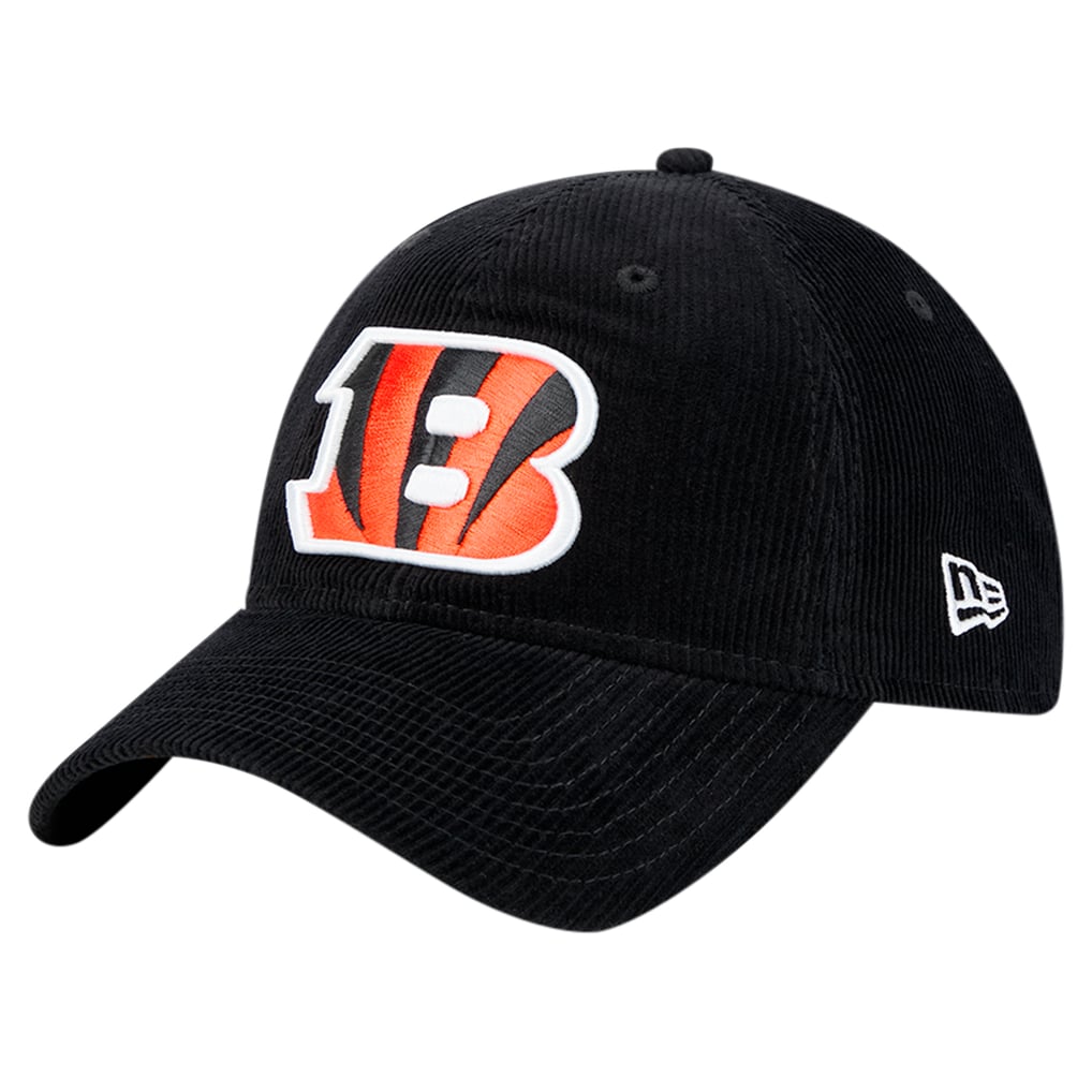 Cincinnati Bengals New Era Corded 9TWENTY Adjustable Hat - Black