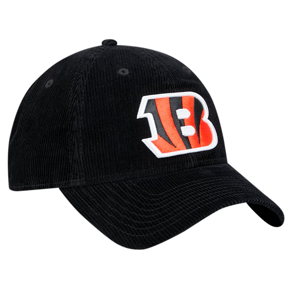 Cincinnati Bengals New Era Corded 9TWENTY Adjustable Hat - Black