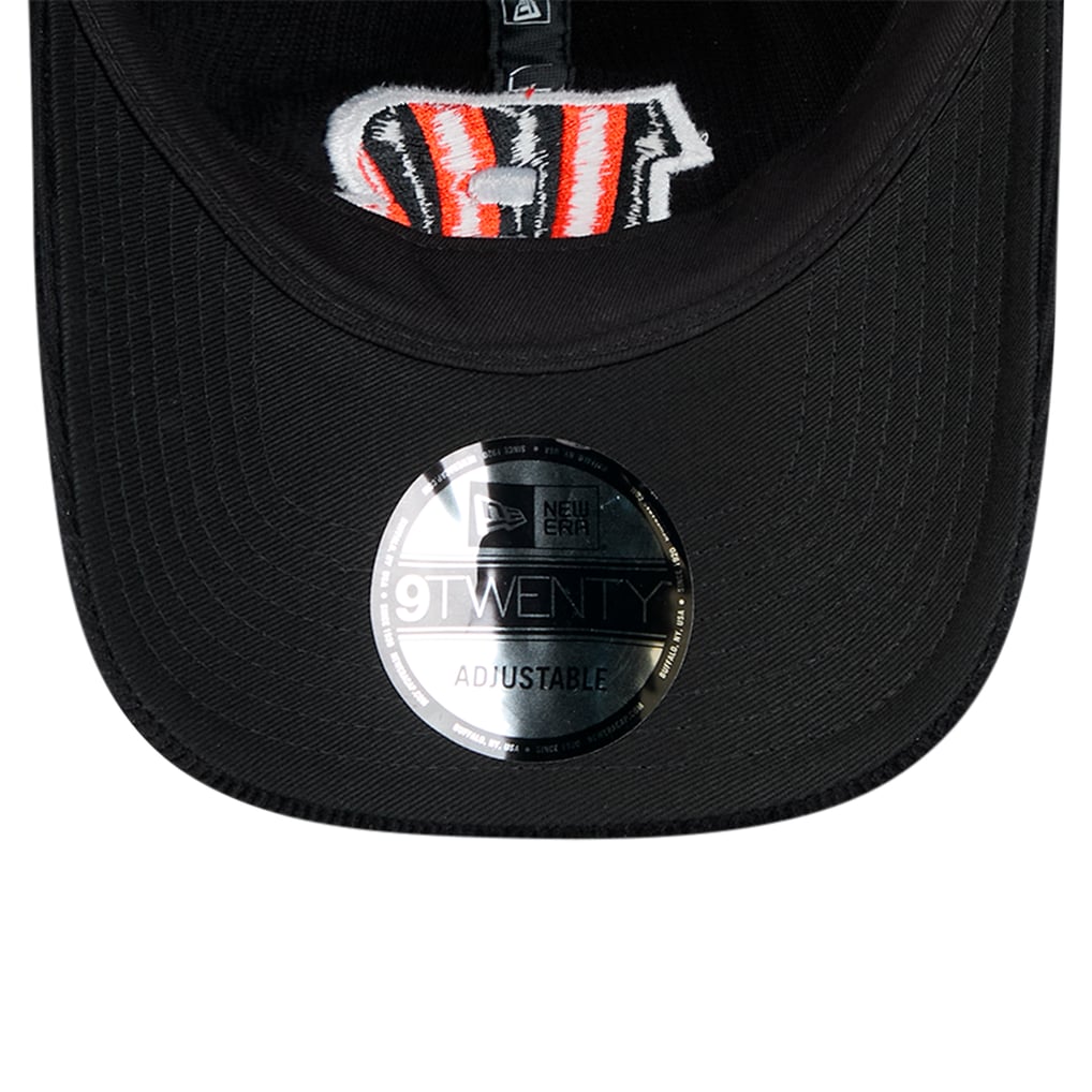 Cincinnati Bengals New Era Corded 9TWENTY Adjustable Hat - Black