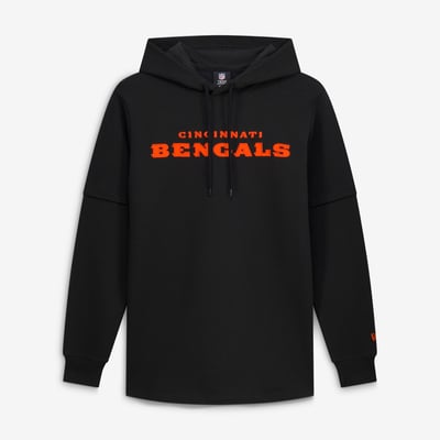 Cincinnati Bengals New Era Functional Fandom Twofer Hoodie - Black
