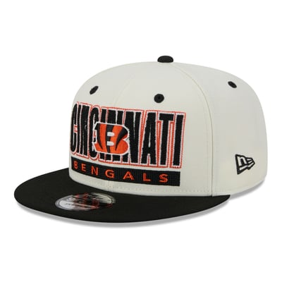 Cincinnati Bengals New Era Classic 9FIFTY Snapback Hat - Cream/Black