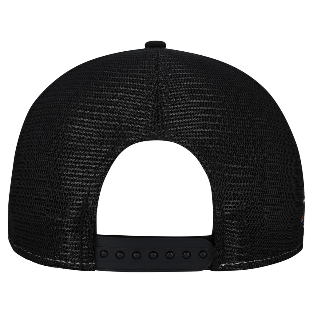 Cincinnati Bengals New Era Throwback Cutout A-Frame 9FIFTY Snapback Hat - Cream/Black