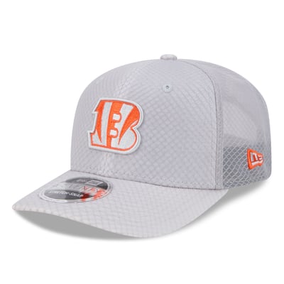 Cincinnati Bengals New Era Jock 9SEVENTY COOLERA Adjustable Hat - Gray
