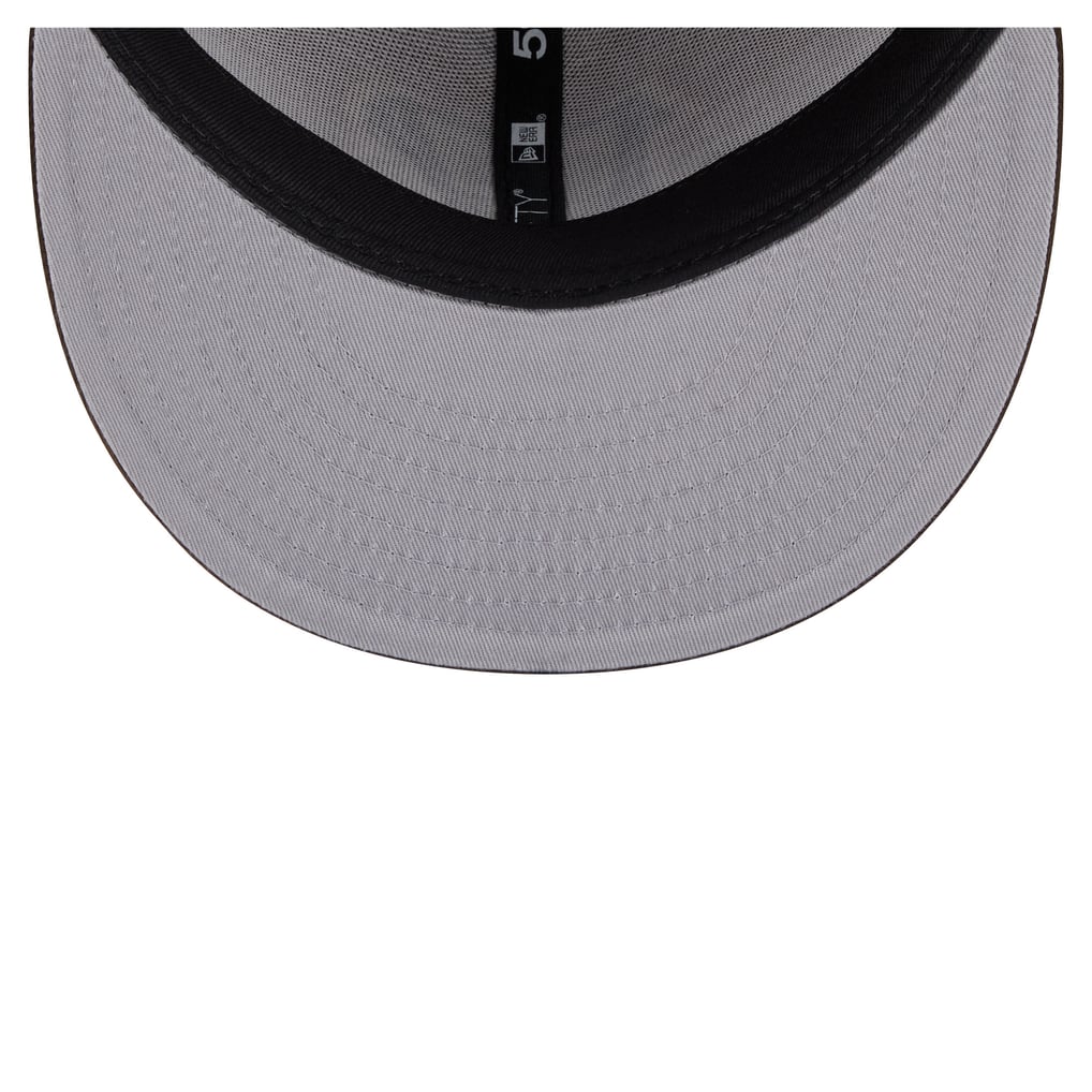  Cincinnati Bengals New Era Two-Tone Walnut 59FIFTY Fitted Hat - Light Brown/Dark Brown