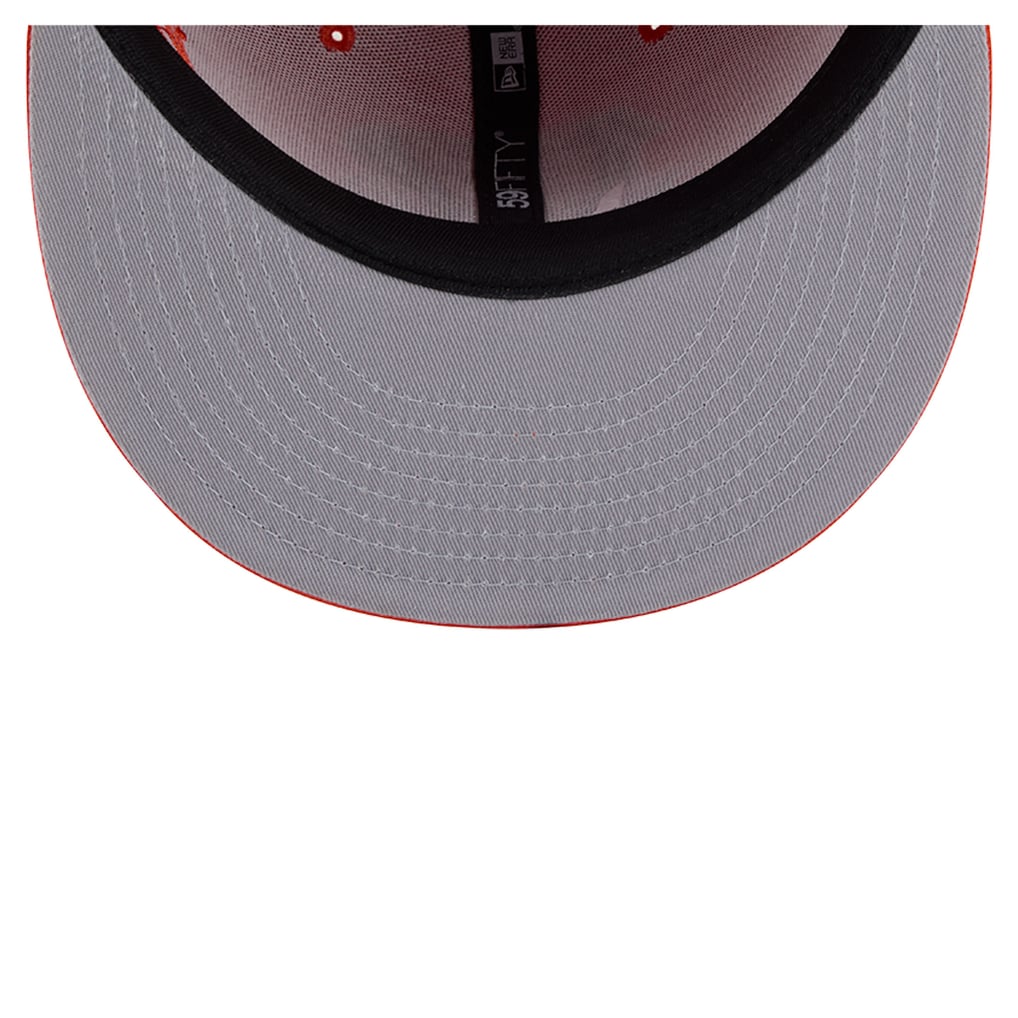 Cincinnati Bengals New Era Side Script 59FIFTY Fitted Hat - Orange