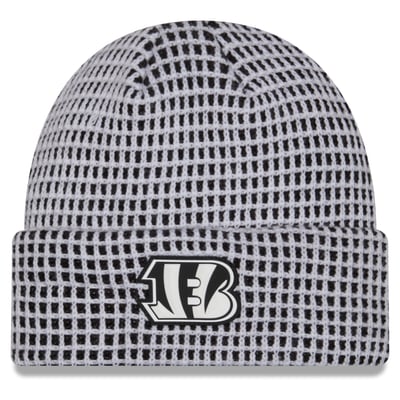 Cincinnati Bengals New Era 2026 Sideline Cold Weather  Cuffed Knit Hat - White