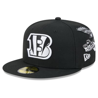 Cincinnati Bengals New Era x BJ Betts 2026 Salute To Service Lifestyle 59FIFTY Fitted Hat - Black