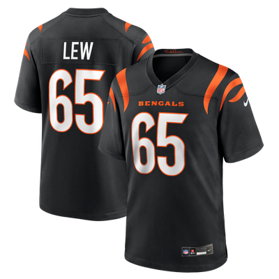 Connor Lew Cincinnati Bengals Nike Team Game Jersey - Black