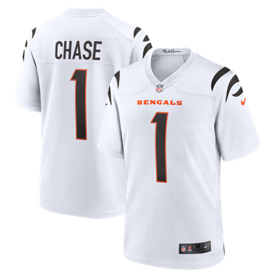 Ja'Marr Chase Cincinnati Bengals Nike  Game Jersey - White