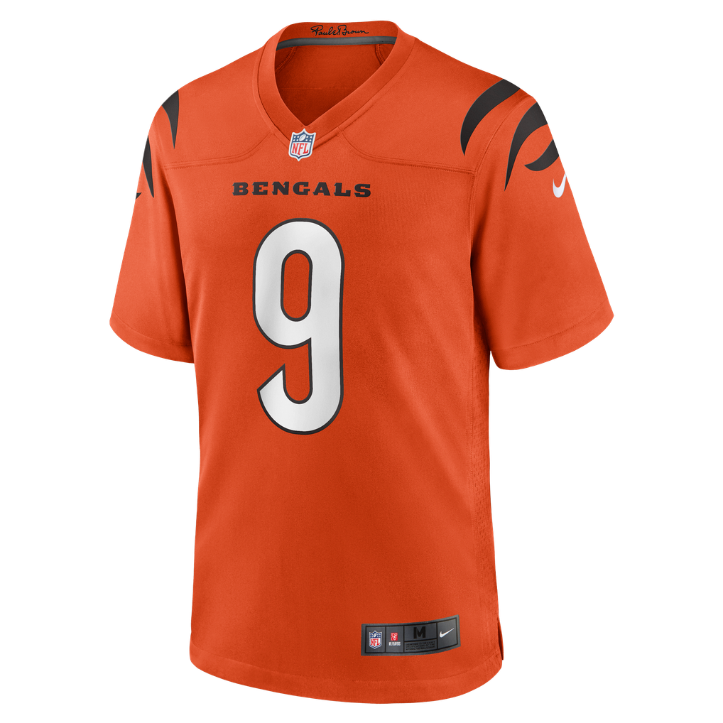 Joe Burrow Cincinnati Bengals Nike Alternate Game Jersey - Orange