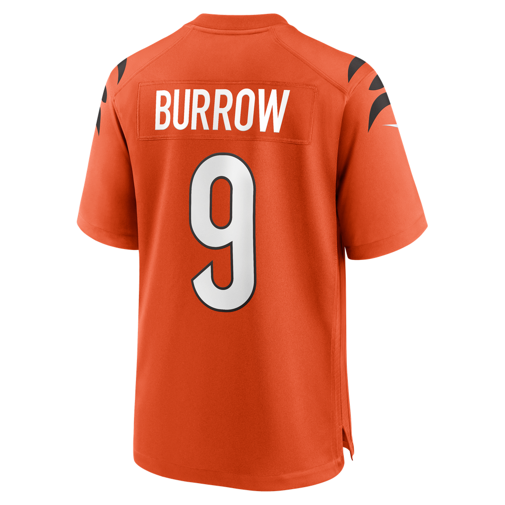 Joe Burrow Cincinnati Bengals Nike Alternate Game Jersey - Orange