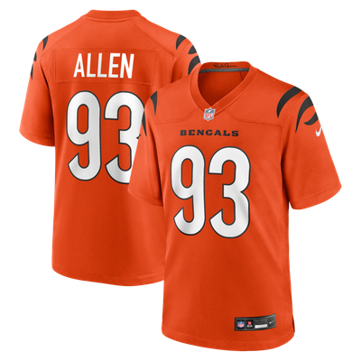 Jonathan Allen Cincinnati Bengals Nike Alternate Game Jersey - Orange