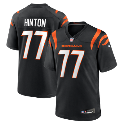 Myles Hinton Cincinnati Bengals Nike Team Game Jersey - Black