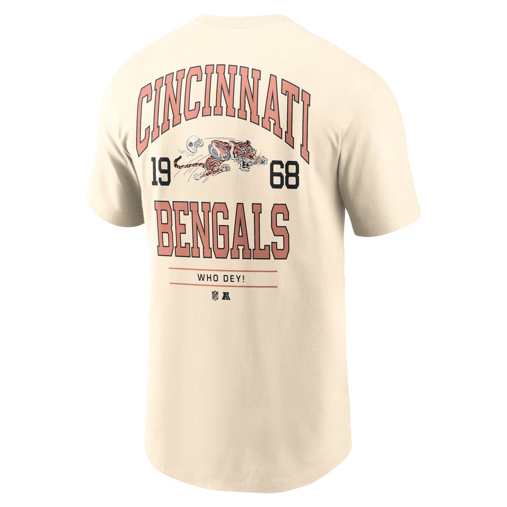 Cincinnati Bengals Nike Freestyle Essential T-Shirt - Natural