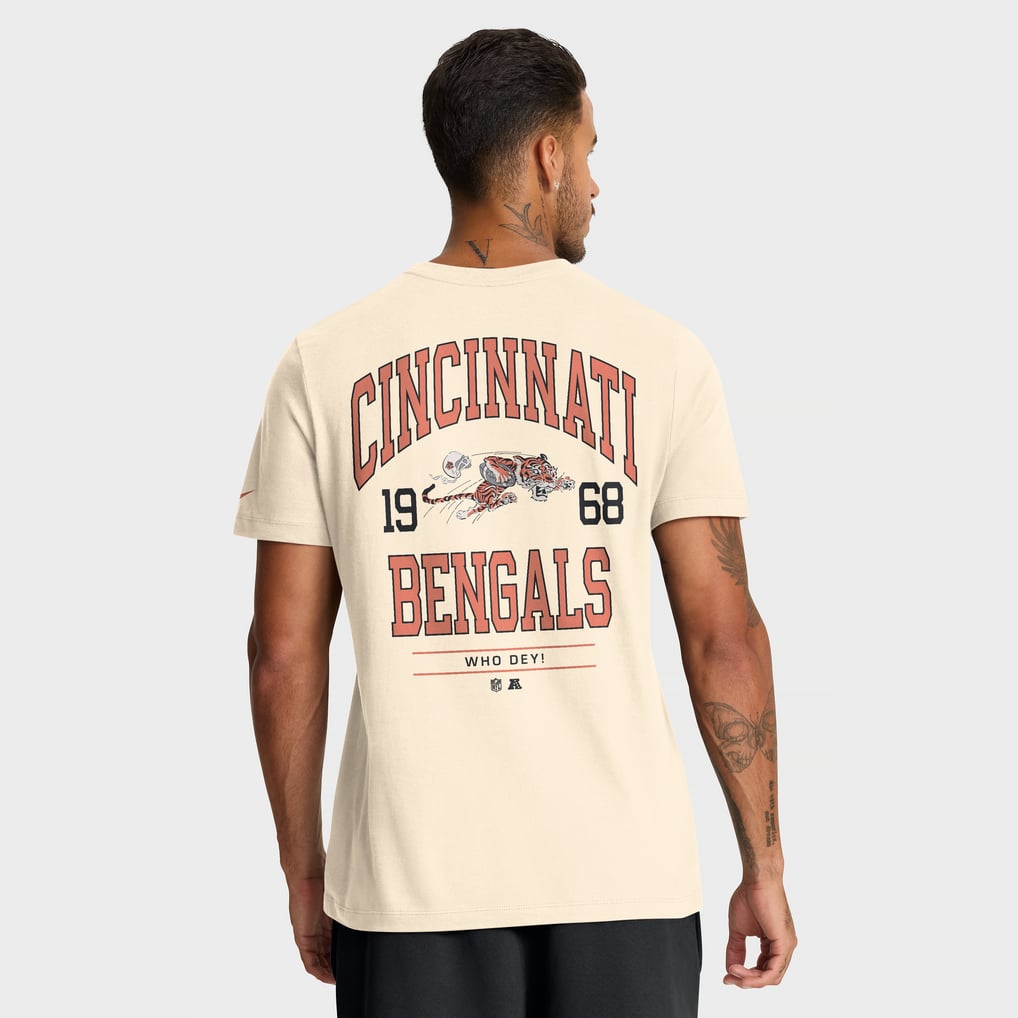 Cincinnati Bengals Nike Freestyle Essential T-Shirt - Natural