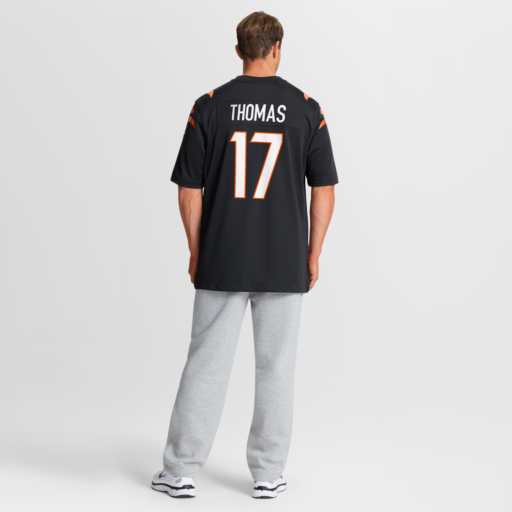 Noah Thomas Cincinnati Bengals Nike Team Game Jersey - Black
