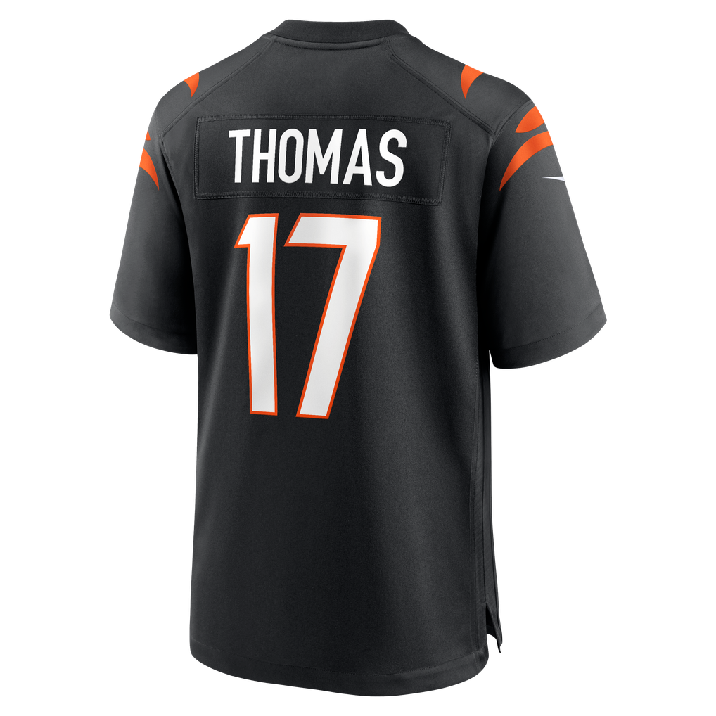 Noah Thomas Cincinnati Bengals Nike Team Game Jersey - Black