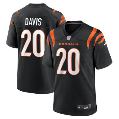 Tacario Davis Cincinnati Bengals Nike Team Game Jersey - Black