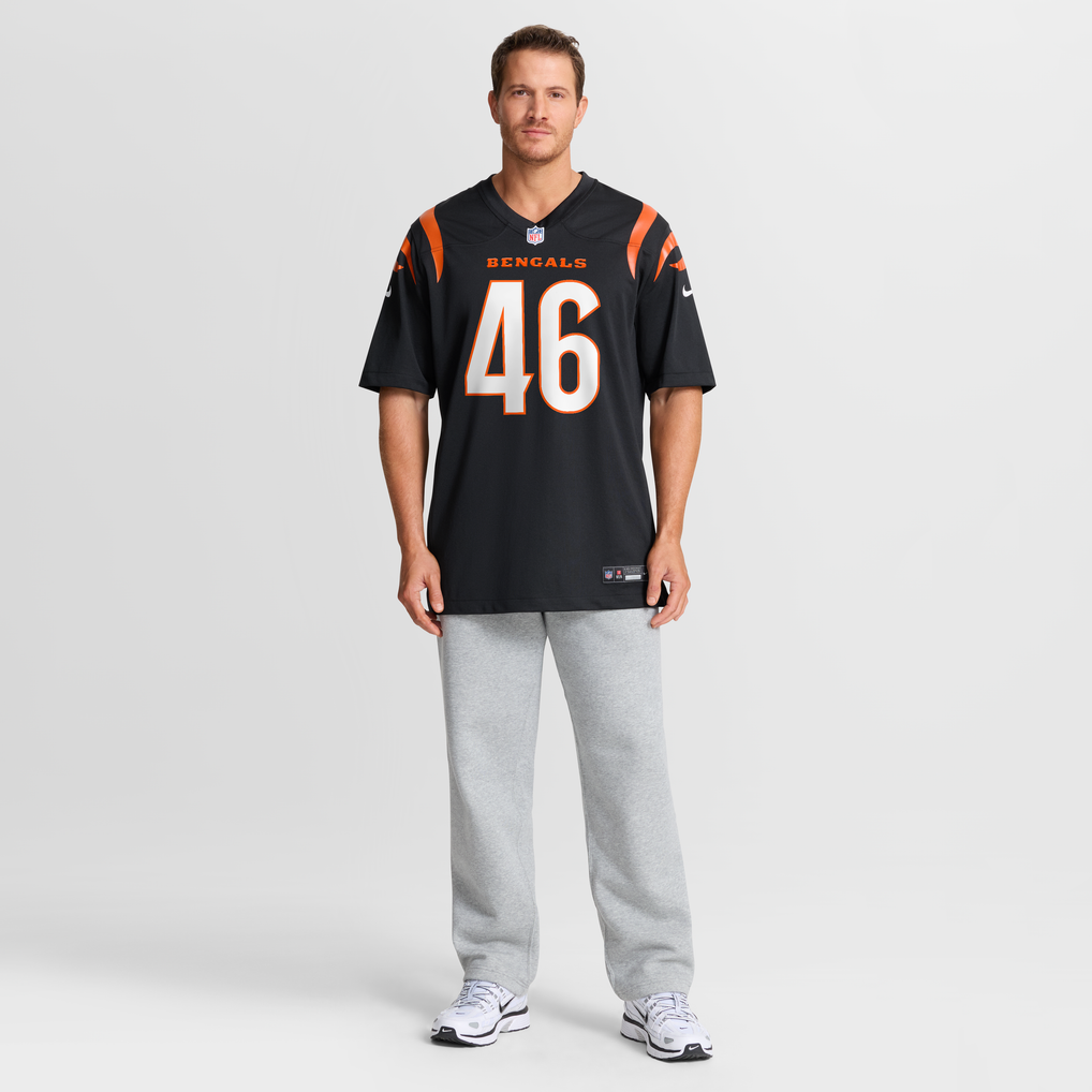 Will Wagner Cincinnati Bengals Nike Game Player Jersey - Black