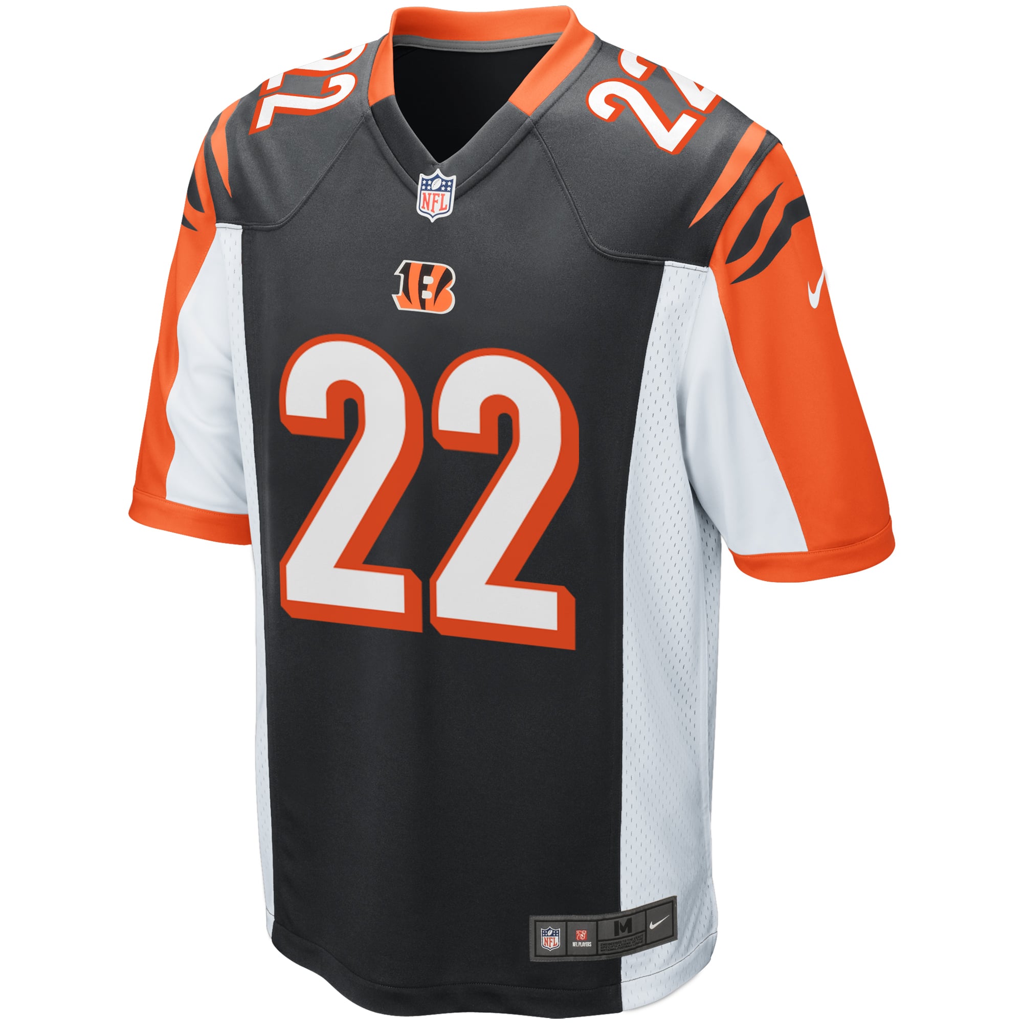 Men's Cincinnati Bengals William Jackson Nike Black Game Jersey