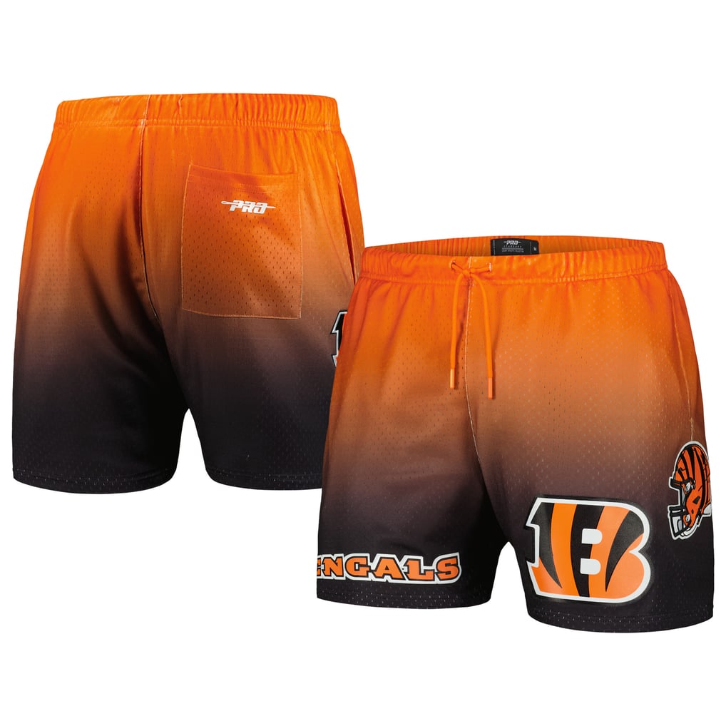 Cincinnati Bengals Pro Standard Ombre Mesh Shorts - Black/Orange